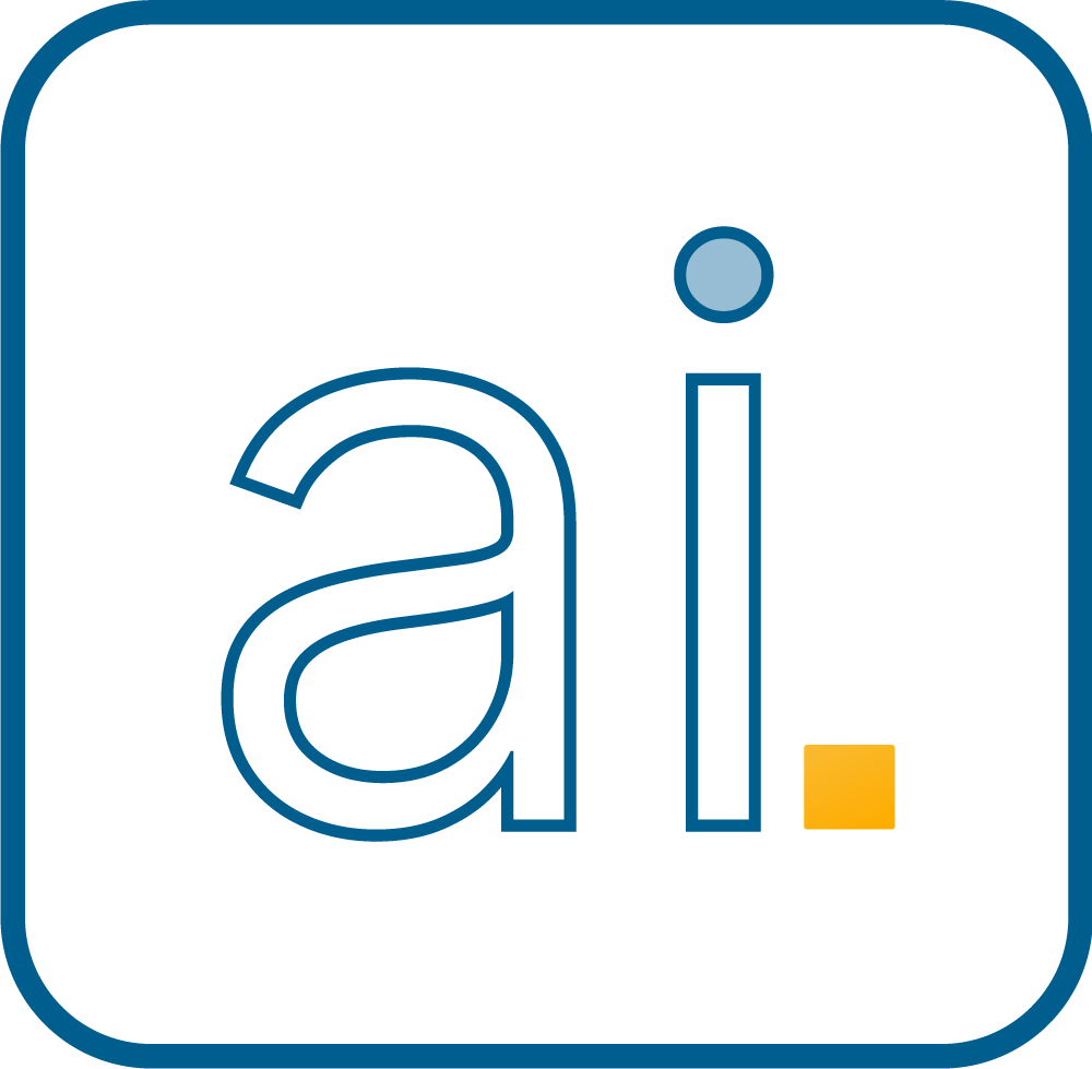 AI letters illustration